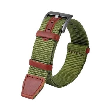 Imagem de Pulseira De Relógio Unissex Em Nylon E material sintético, Preto E Cin