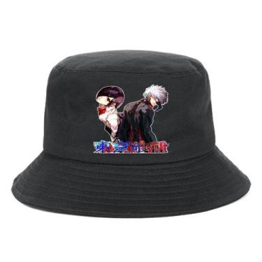 Imagem de Bucket Hat Tokyos Ghouls Fishermen Chapéu para o verão ao ar livre - Y
