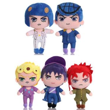 Imagem de Conjunto de bonecas de pelúcia Jojo Anime 22 cm, 5 unidades - Yiweisai