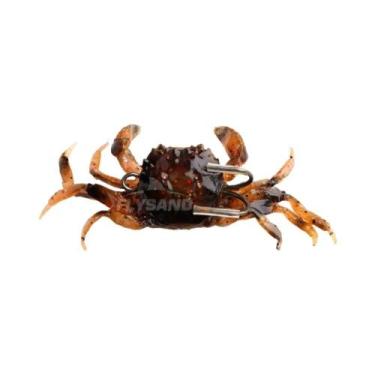 Imagem de Isca De Silicone Realista FLYSAND Caranguejo Biônico Com Anzol Afiado 