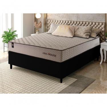 Imagem de Cama Box Espuma San Diego Casal 138x188 Bege King House