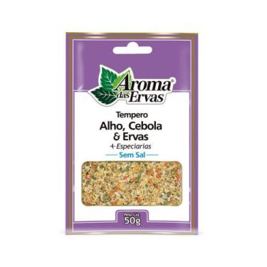 Imagem de Tempero Alho, Cebola e Ervas sem Sal Aroma das Ervas 50g