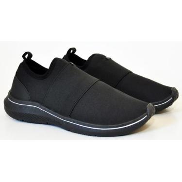 Imagem de Tênis Preto Infantil Esport Elástico Modar Vansneki Slip On - Lig Shoe