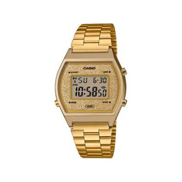 Imagem de Relógio CASIO Vintage feminino glitter dourado B640WGG-9DF