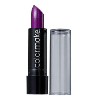 Imagem de Batom Roxo Cremoso Maquiagem Artística Colormake 3,5g