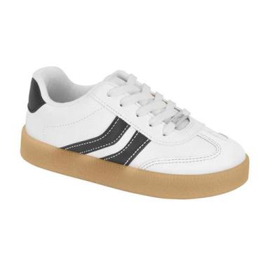 Imagem de Tênis Molekinha Fashion Casual Infantil 021003, Branco, 28