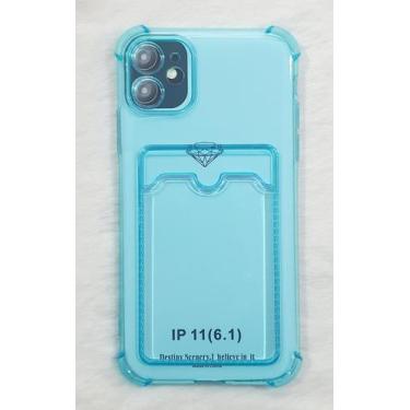 Imagem de Capinha Proteção de Camera e Porta Cartão Compativel com iPhone 11 6.1