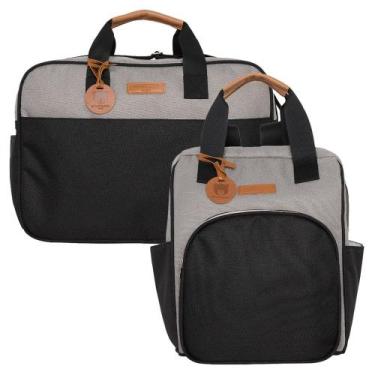 Imagem de Kit Bolsas Maternidade Pirulitando G+M Abraço Preto - Pirulitando Baby