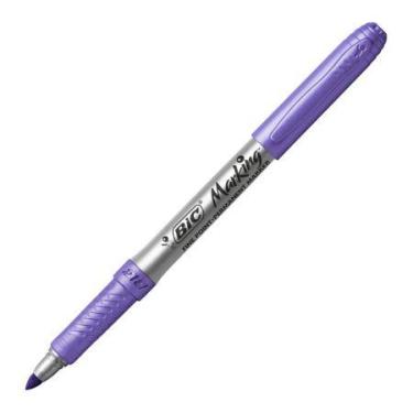 Imagem de Pincel marcador permanente Marking Violeta Metálico 971152 - Bic