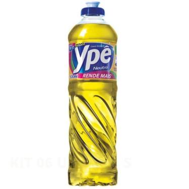 Imagem de Kit 24 Unidades Detergente Ype Líquido Neutro 500Ml