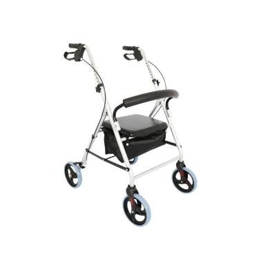 Imagem de Andador Adulto 4 Rodas Com Assento E Cesto D12 Dellamed