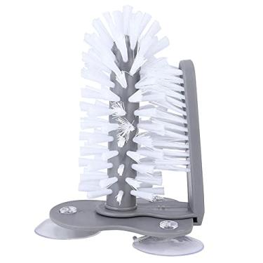 Imagem de parede de nylon tipo ventosa Escova de copo Escovas de cerdas de dupla face Copo de ¨¢gua de vidro Limpador de caneca Ferramenta de limpeza para uso dom¨¦stico,Escova de limpeza de garrafas, Escov