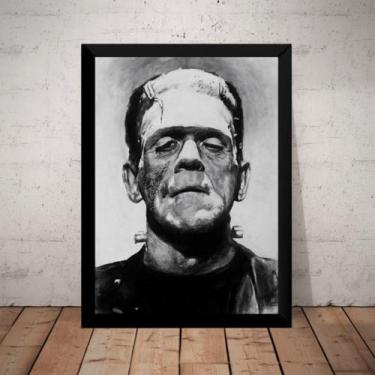 Imagem de Quadro O Monstro De Frankenstein Filme Terror Classico - Fanarte
