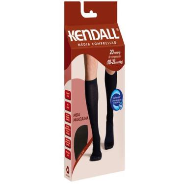 Imagem de Meia 3/4 Média Compressão Kendall 1802 Masculina Com Ponteira (18-21 m