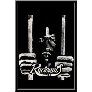 Imagem de Quadro Rap Racionais Mc's Hip Hop Arte Moldura 42x29cm - Fanarte