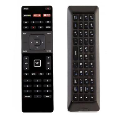 Imagem de Teclado QWERTY XRT500 com controle remoto de luz traseira para VIZIO M70-C3 M70C3 M75-C1 M75C1 M80-C3 M80C3 M322I-B1 M322IB1 M422I-B1 M422IB1 M492I-B2 M492IB2 M502I-B1 M552I-B2 M552I-B2 M552IB2 I-B3 M602IBE M652I-B2