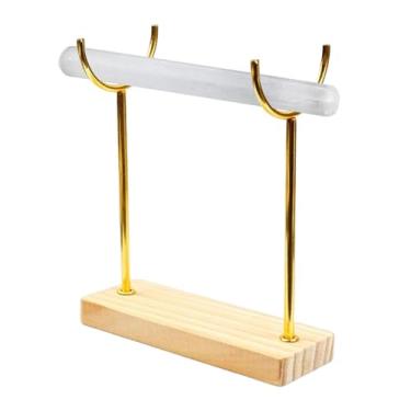 Imagem de oshhni Suporte para pulseira de selenita, organizador multifuncional para joias, organizador de armazenamento para colares e tornozeleiras, fornecedor à, S