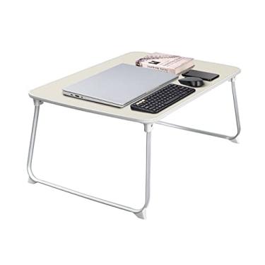Imagem de Mesa de cama para laptop, mesa de colo dobrável, bandeja de cama multifuncional para laptop, suporte de notebook portátil para comer, ler, trabalhar na moda ()