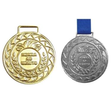 Imagem de Kit C/25 Medalhas de Ouro + 25 Medalhas de Prata M36 Crespar
