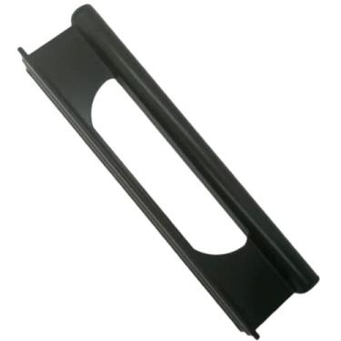 Imagem de Puxador Porta Portao Aluminio Madeira Buzio Preto PUX-145/146 195mm Alumifix