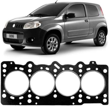 Imagem de Junta Cabeçote Motor Uno 1.0 1.3 1.4 8v 2000 A 2018 Fibra