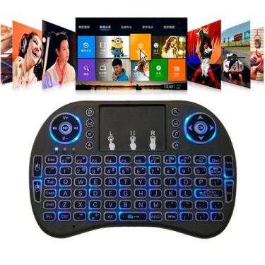 Imagem de Mini Teclado Controle E Mouse Integrado Ideal Smart Tv E - Correia