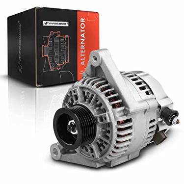 Imagem de A-Premium Alternador compatível com Toyota Corolla 2003 2004 2005 2006 2007 2008, Matrix, Celica, MR2 Spyder & Pontiac Vibe, L4 1.8L, 12V 80Amp CW 6-Groove Pulley, Substituição # 102211-1920, 2706.
