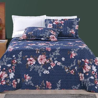 Imagem de Cobre Leito Alycia Casal Micropercal 200 Fios 3 Peças Enc