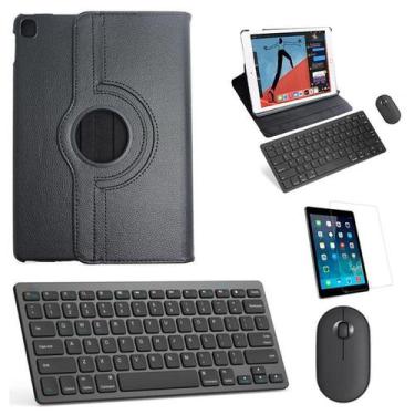 Imagem de Capa 360 Preto Tecl Mouse Preto Pel -iPad Air 5 10,9" 2022 - Skin Zabo