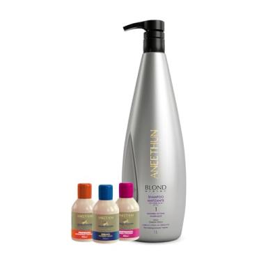 Imagem de Shampoo Matizante 1L – Neutraliza Tons Amarelados, Realça o Loiro e o Grisalho | Brilho Prateado e Cuidado Profissional Sem Ressecar