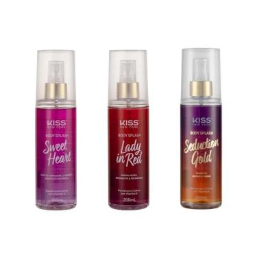 Imagem de Kit Kiss Ny 3 Splash Sweet Heart+lady In Lady+seduction Gold