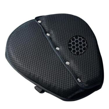 Imagem de Almofada de assento de motocicleta SUNPIE Gel Honeycomb resistente a U