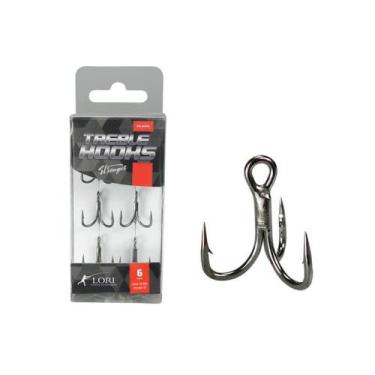 Imagem de Garatéia Lori Treble Hooks 4x Th-01bk N8 C/ 6un Black