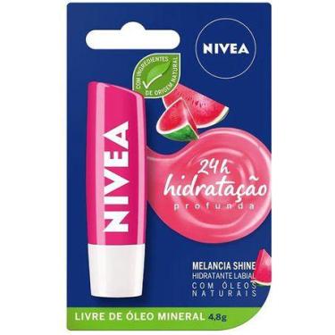 Imagem de Protetor Labial Hidratante 24H Melancia Shine Nivea - Super Hidratante