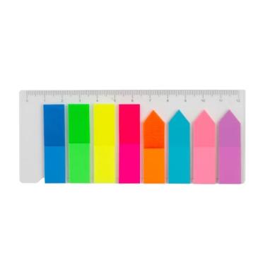 Imagem de Marcador de Páginas Maxprint 45x12mm – Setas Neon – 200 Folhas – 8 Cores Sortidas