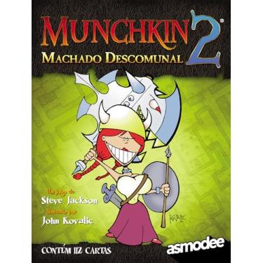 Imagem de Galápagos, Munchkin 2: Machado Descomunal (Expansão), Jogo de Cartas para Amigos, 3 a 6 jogadores, 60 a 90 minutos por partida