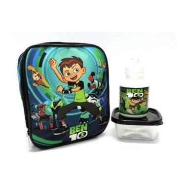 Imagem de Lancheira Termica Escolar Infantil Ben 10 Herois Meninos F5