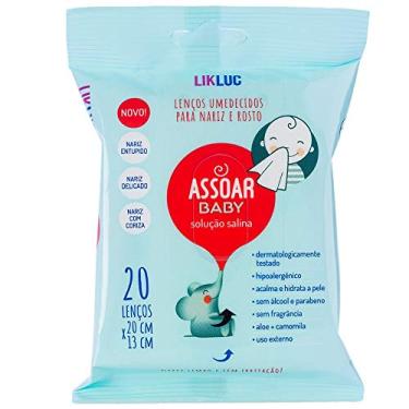 Imagem de AssoarBaby LENÇOS umedecidos com solução salina, Likluc, Branco, Tamanho Único