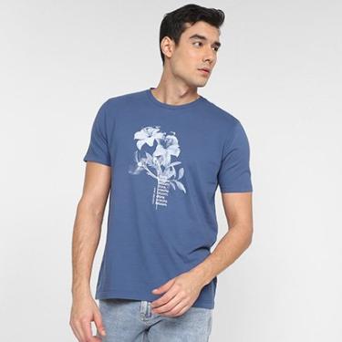 Imagem de Camiseta Calvin Klein Jeans Flores Manga Curta Masculina-Masculino