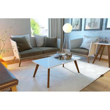 Imagem de Mesa de Centro Ambiente Classic Branco Acetinado - Imcal