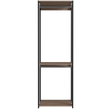 Imagem de Closet Modulado 60x45x183cm com 3 Prateleiras e 2 Cabideiros ProDecor 