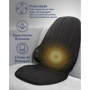 Imagem de Assento Massageador Relaxor Com Aquecimento E Vibração - Massageador A