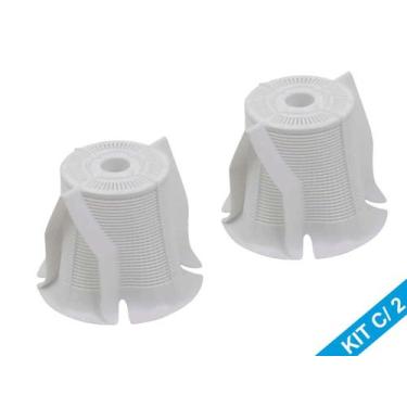 Imagem de Kit 2 Filtros De Fiapos Do Agitador Máquina De Lavar Consul - Brastemp