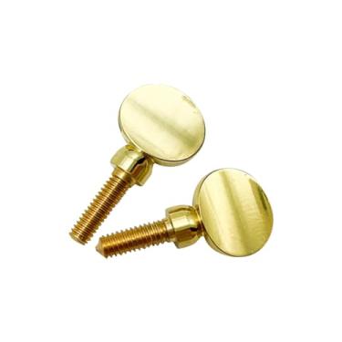 Imagem de 2 peças de parafusos de pescoço de saxofone de aperto parafuso de fixação peças de pescoço de saxofone alto acessório de instrumento peças de reposição para saxofone soprano alto tenor