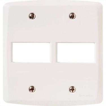 Imagem de Espelho Placa Tramontina Lux 4X4 2Int Horz 105/023