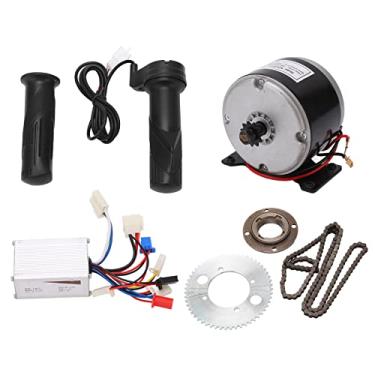 Imagem de Conjunto Elétrico de Motor Escovado, Kit de Conversão de Motor Escovado de Ciclismo, Conjunto de Motor 24V 250W Com Controlador para Triciclos Elétricos