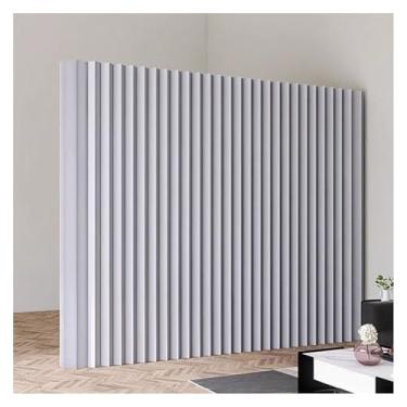 Imagem de Biombos e Divisórias Divisória De Ambiente Portátil Dobrável Cinza, Divisória De Parede Temporária Art Déco Para Separação De Ambientes, Separador De Ambientes Retrátil Para Home Office E Estúdio(300x