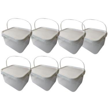 Imagem de Balde 2-4L Para Armazenar Grão-De-Bico-Kit 7 Pçs