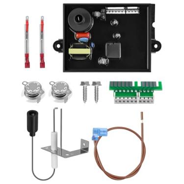 Imagem de JUFZQO Kit de reposição de peças sobressalentes para aquecedor de água RV atualizado adequado para Atwood Dometic, placa de circuito de aquecedor de água RV 91365, corte térmico 91447 e kit de