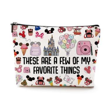 Imagem de Bolsa de maquiagem LONGXIN Fairytale Mouse Family Trip Waterproof